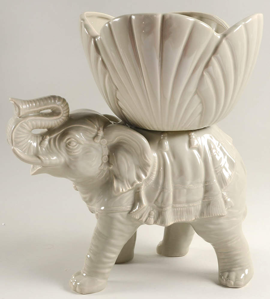 Elephant Planters Figural Planter by Fitz & Floyd-1