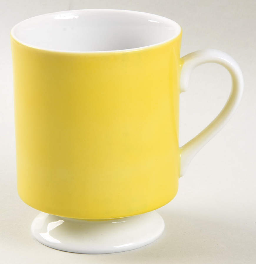 FIT195 Yellow Mug by Fitz & Floyd-1