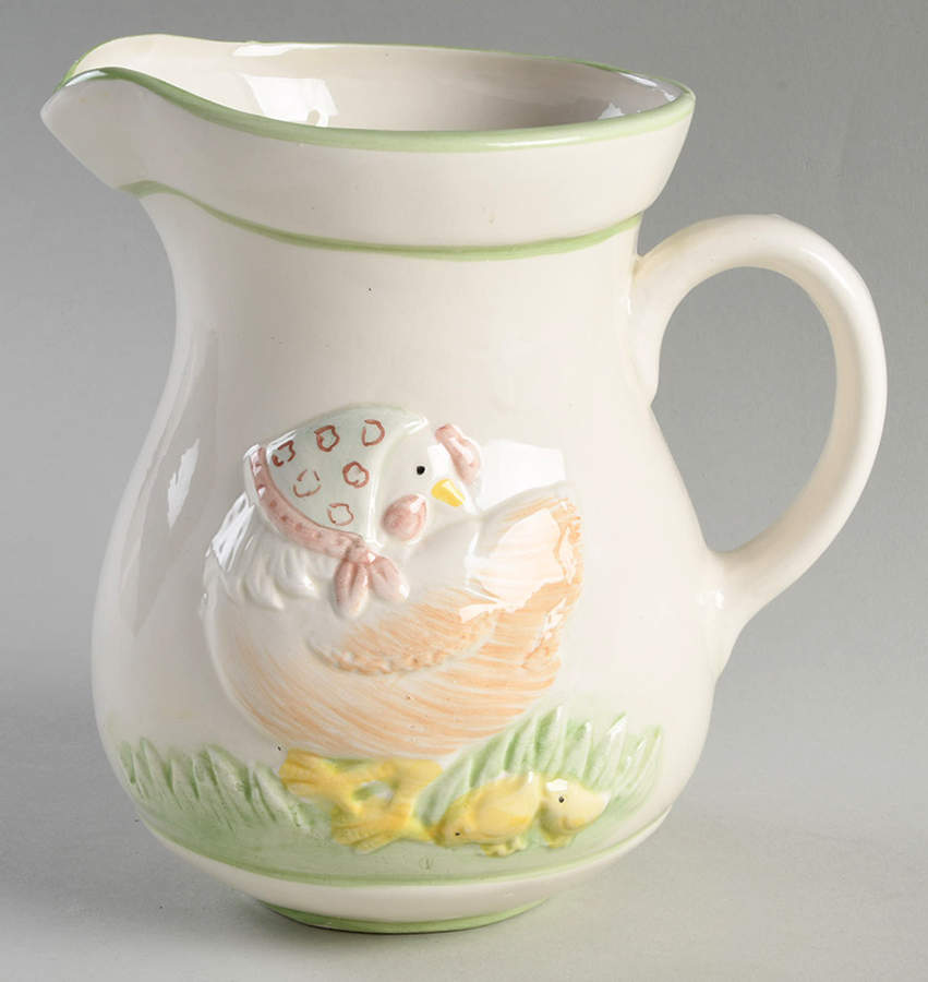 Nesting Hen 50 Oz Pitcher by Fitz & Floyd-1