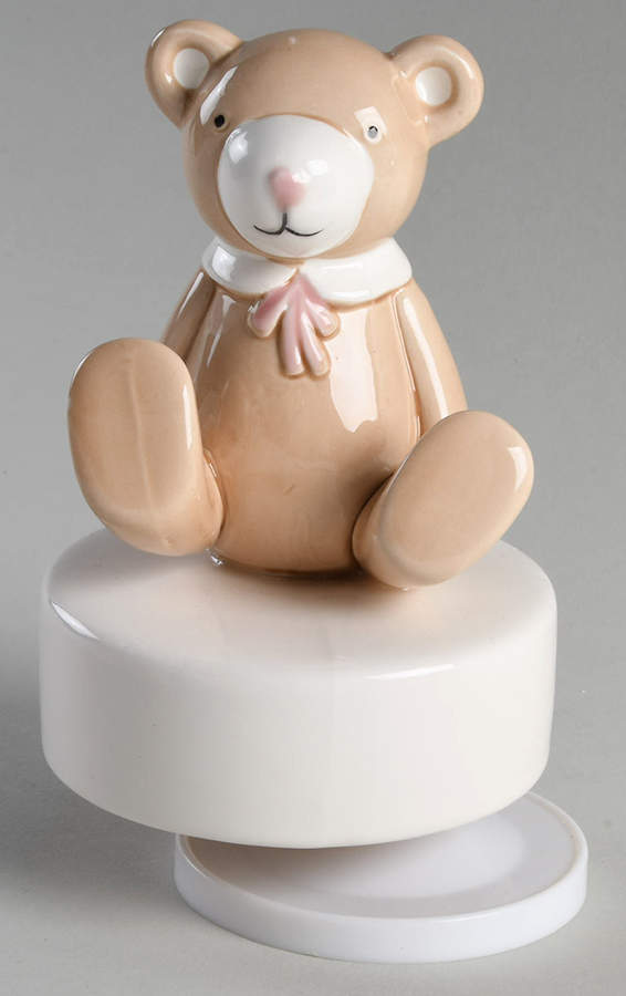 Teddy Bear Music Box by Fitz & Floyd-1