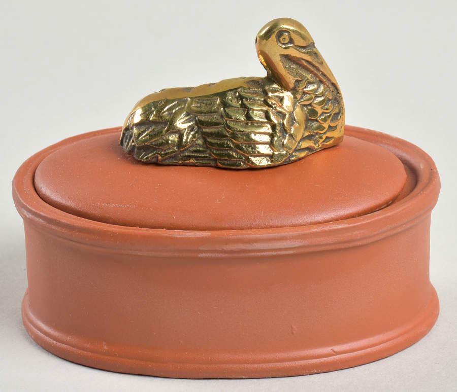 FIT213 Oval Box & Lid 4" by Fitz & Floyd-1