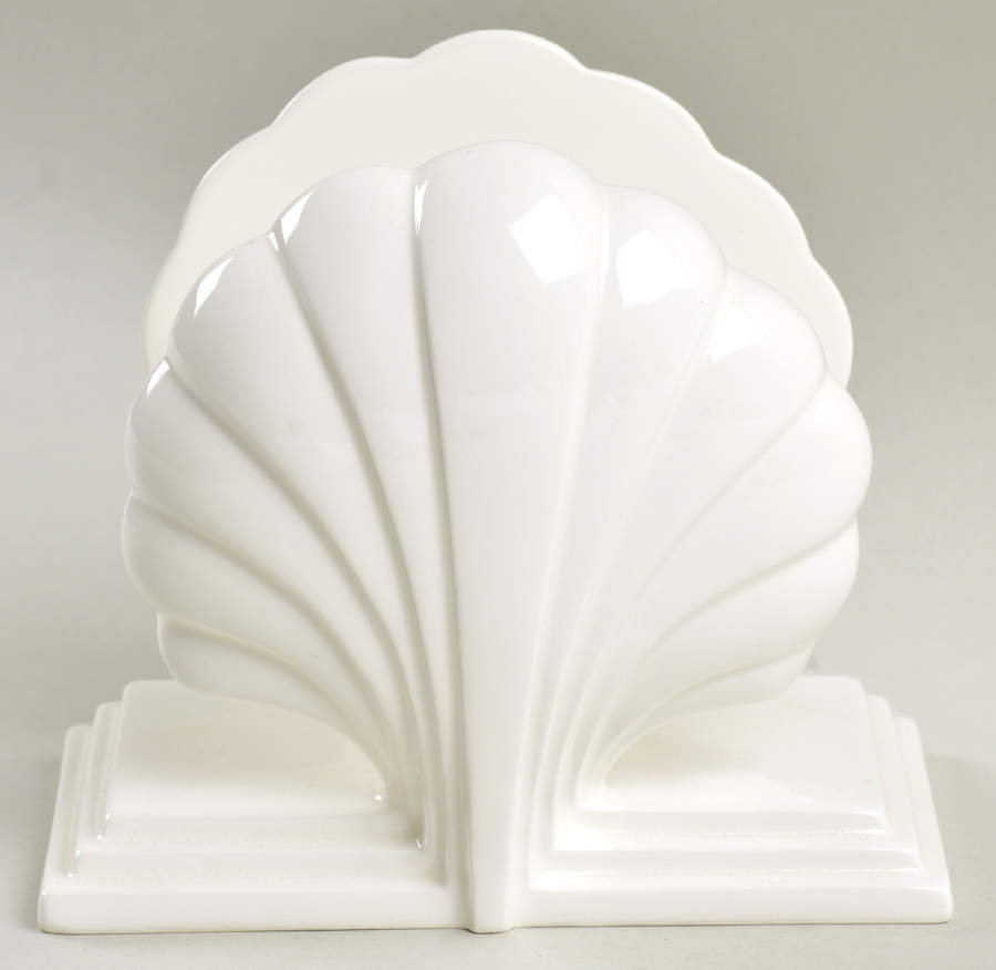 Art Deco Shells Napkin Holder by Fitz & Floyd-1