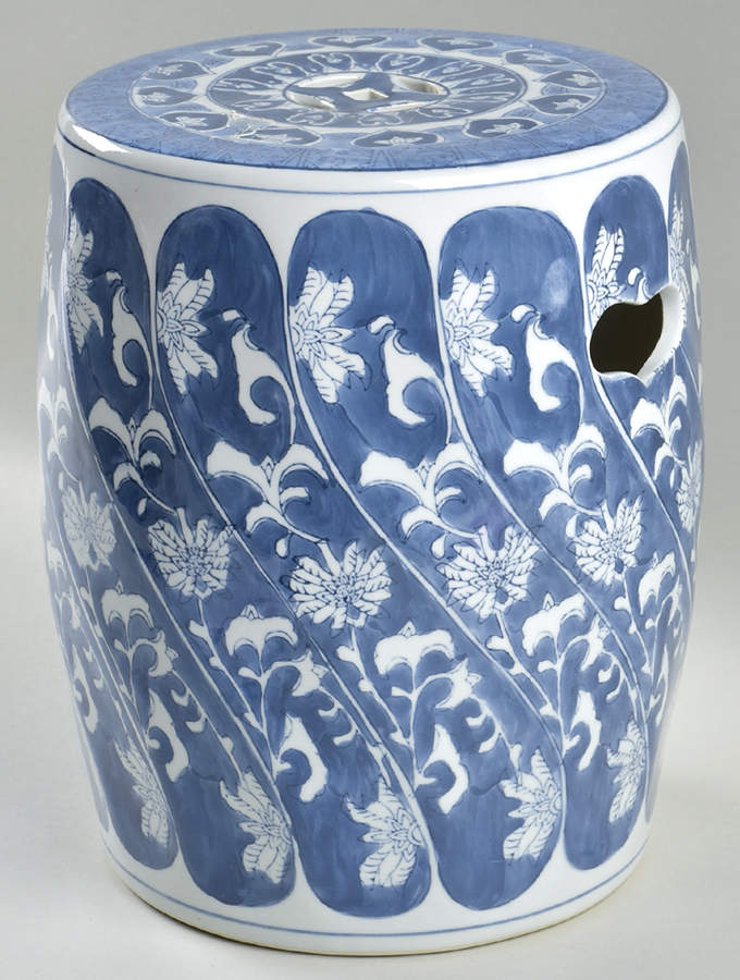 FIT221 Chinese Garden Stool by Fitz & Floyd-1
