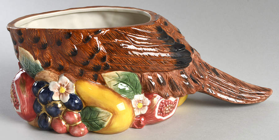 Renaissance Pheasant Figural Tureen No Lid by Fitz & Floyd-1
