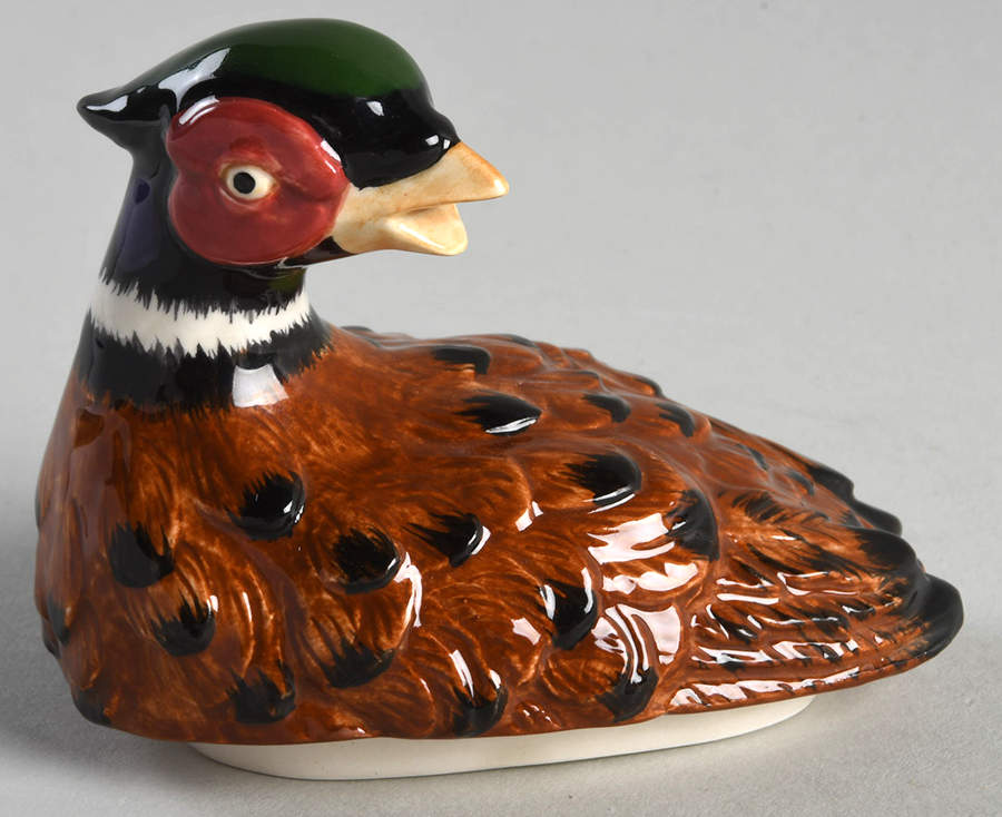 Renaissance Pheasant Lid for Figural Sugar Bowl by Fitz & Floyd-1