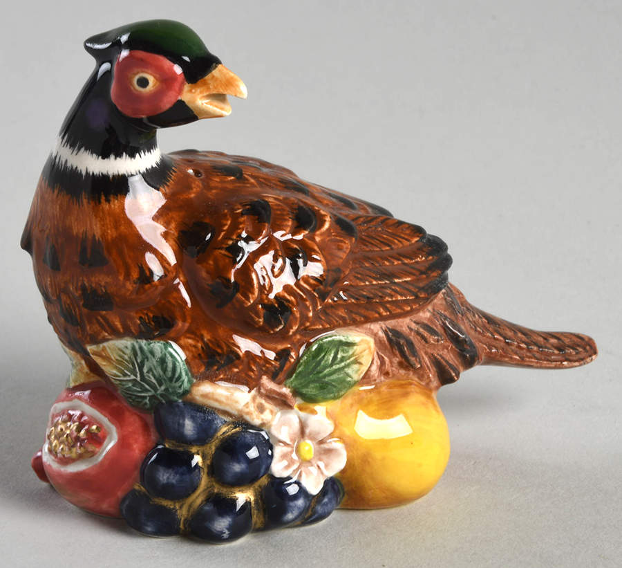 Renaissance Pheasant Figural Pepper Shaker by Fitz & Floyd-1