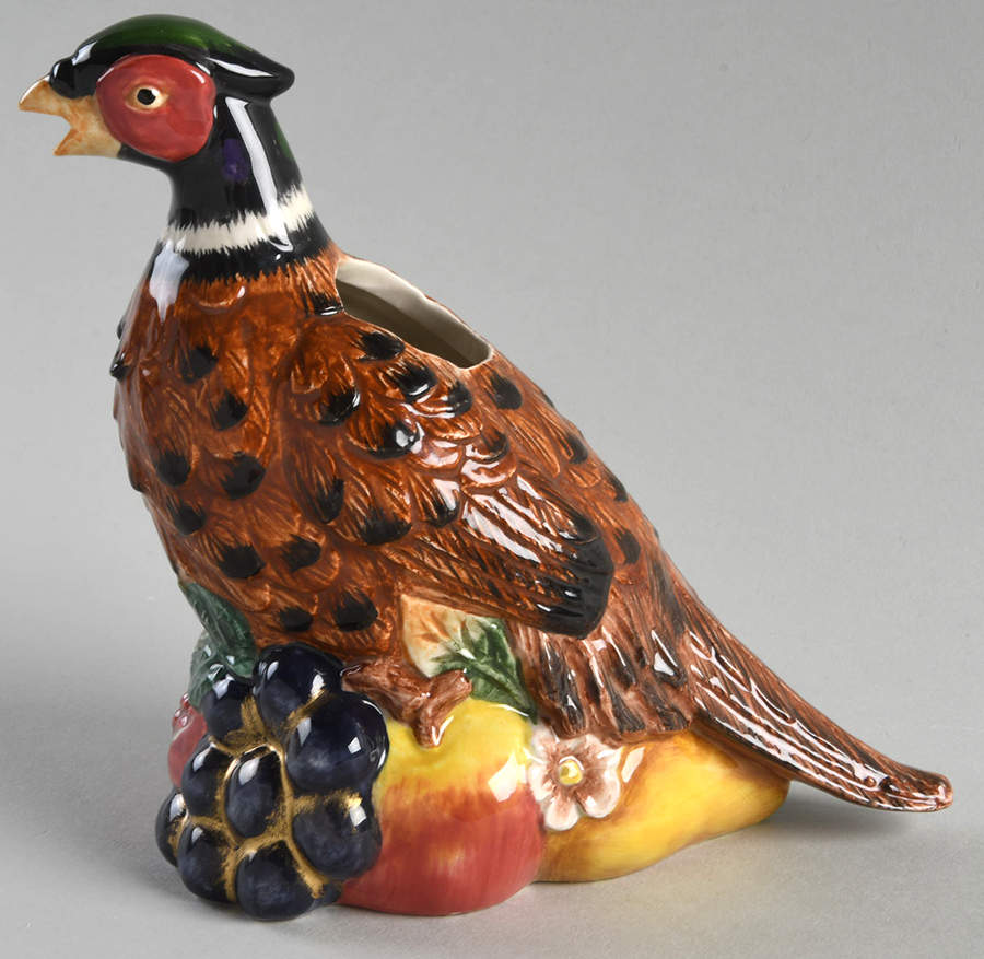Renaissance Pheasant Family Size Creamer by Fitz & Floyd-1
