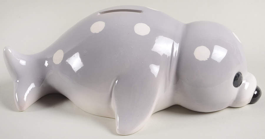 Baby Seal Bank by Fitz & Floyd-1