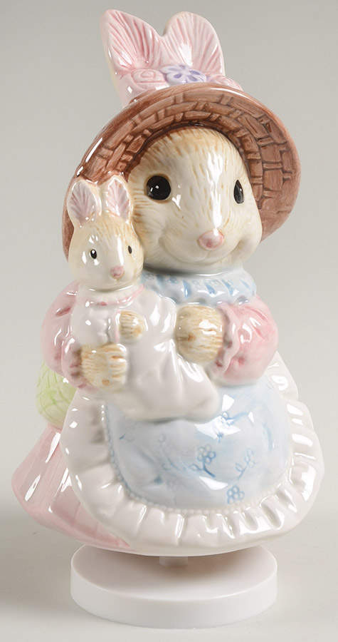 Mommy Bunny Music Box by Fitz & Floyd-1