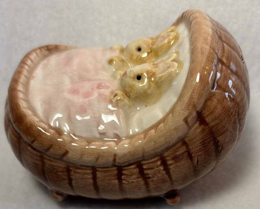 Mommy Bunny Figural Salt Shaker by Fitz & Floyd-1