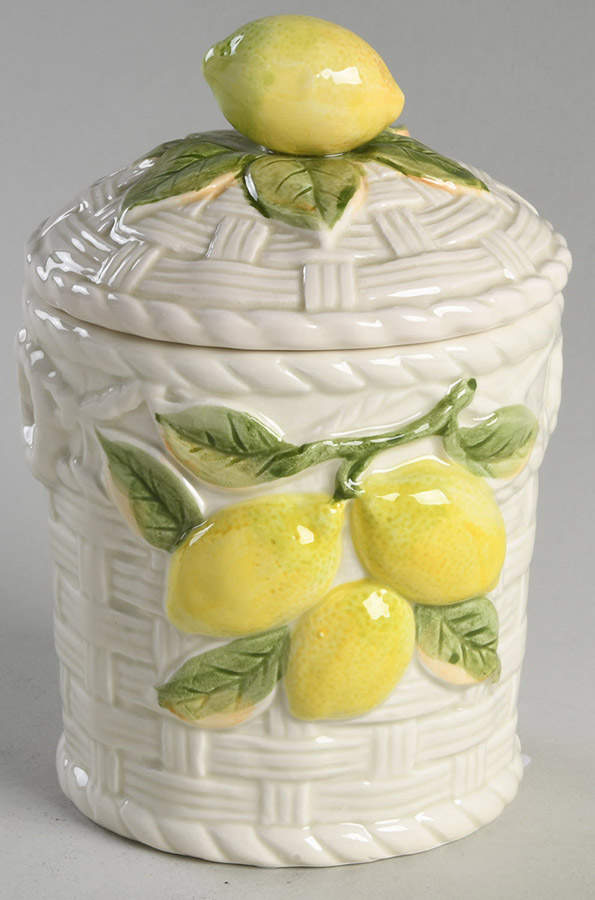 FIT232 Small Canister & Lid by Fitz & Floyd-1