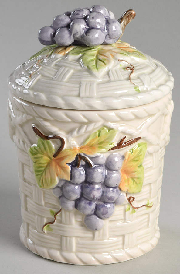 FIT233 Small Canister & Lid by Fitz & Floyd-1