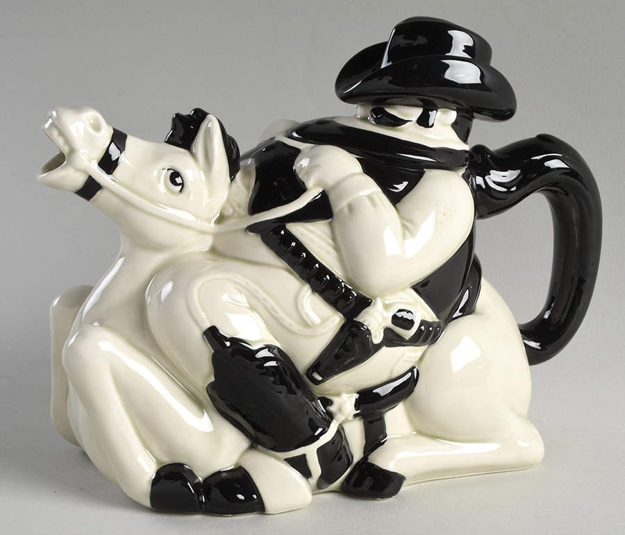 Wild West Teapot & Lid by Fitz & Floyd-1