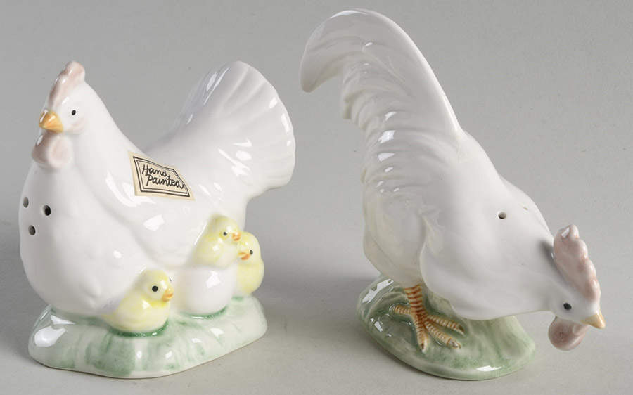 Rooster Salt & Pepper Set by Fitz & Floyd-1