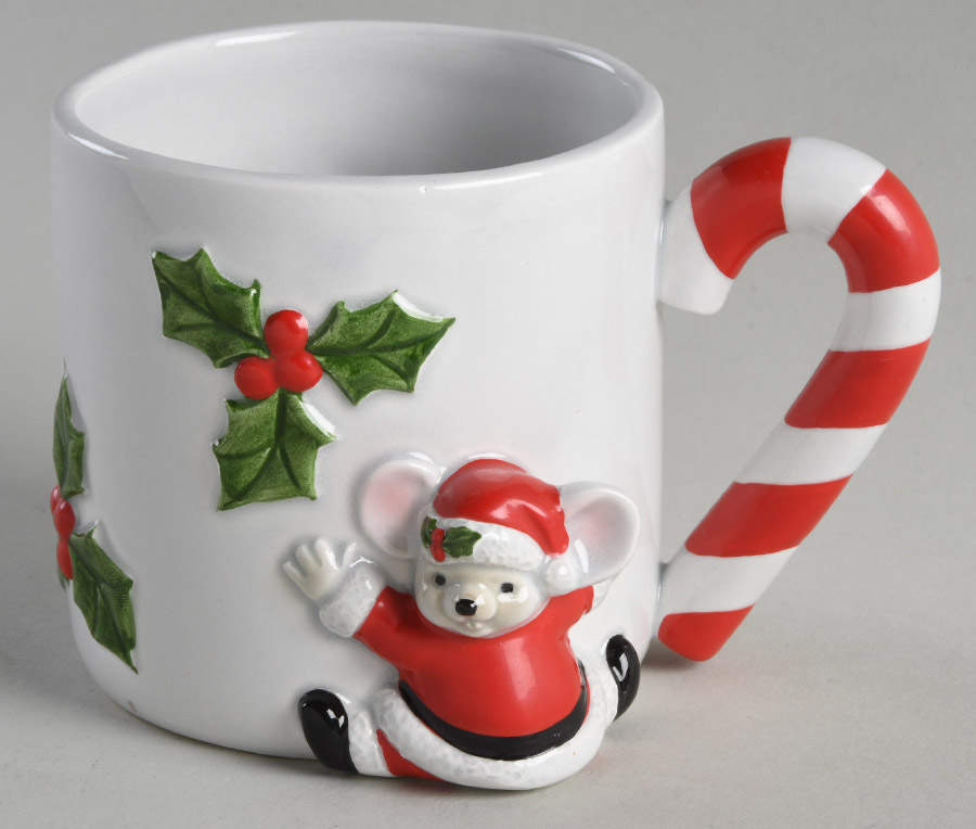 Christmas Mouse Mug by Fitz & Floyd-1