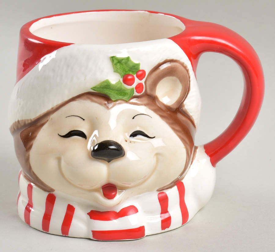 Santa Bear Mug by Fitz & Floyd-1