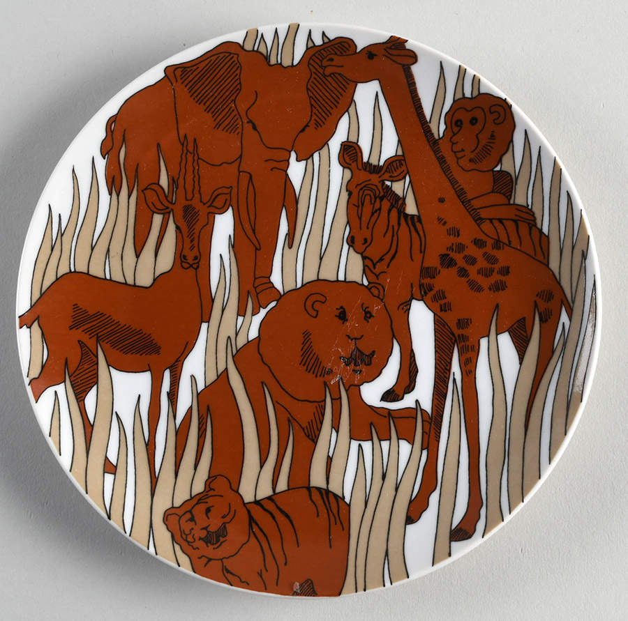 Variations-Jungle Salad Plate by Fitz & Floyd-1