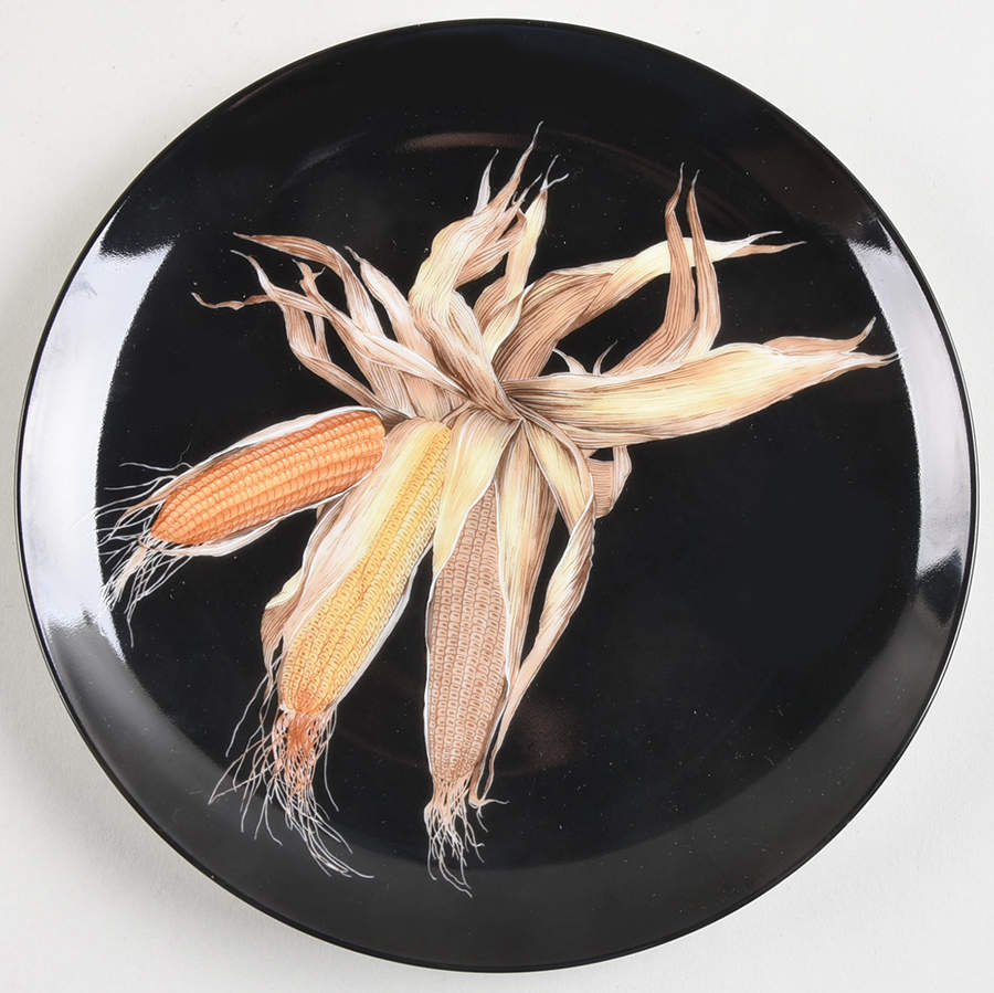 Legumes Noir Salad Plate by Fitz & Floyd-1