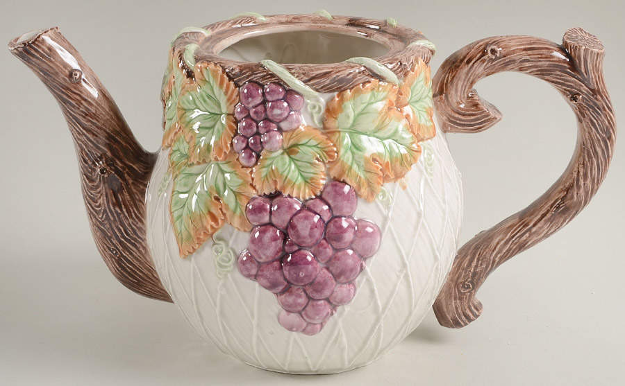 FIT259 Teapot No Lid by Fitz & Floyd-1