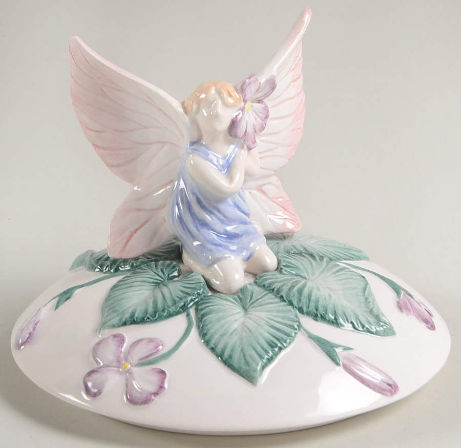 Fairie Glen Lid for Candy Box by Fitz & Floyd-1