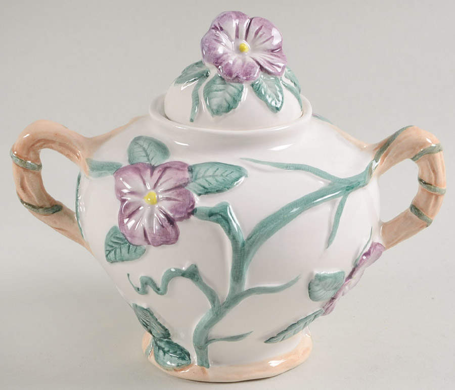 Fairie Glen Sugar Bowl & Lid by Fitz & Floyd-1