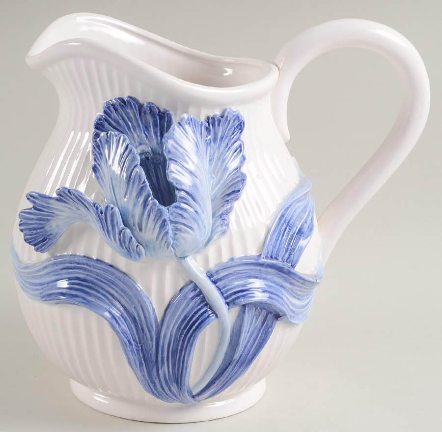 Tulip Bleu 72 Oz Pitcher by Fitz & Floyd-1