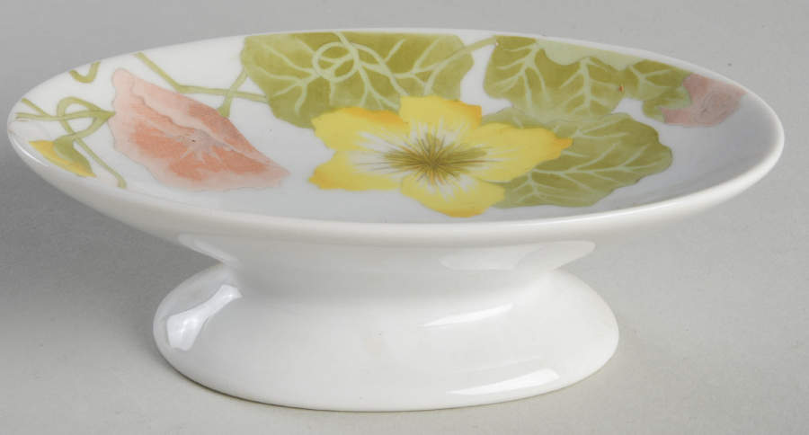 Spring Flower (White Background) Soap Dish by Fitz & Floyd-1
