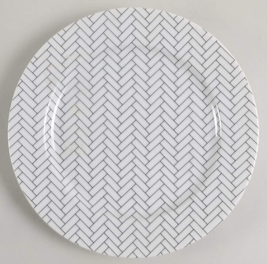 Carreaux-White Luncheon Plate by Fitz & Floyd-1