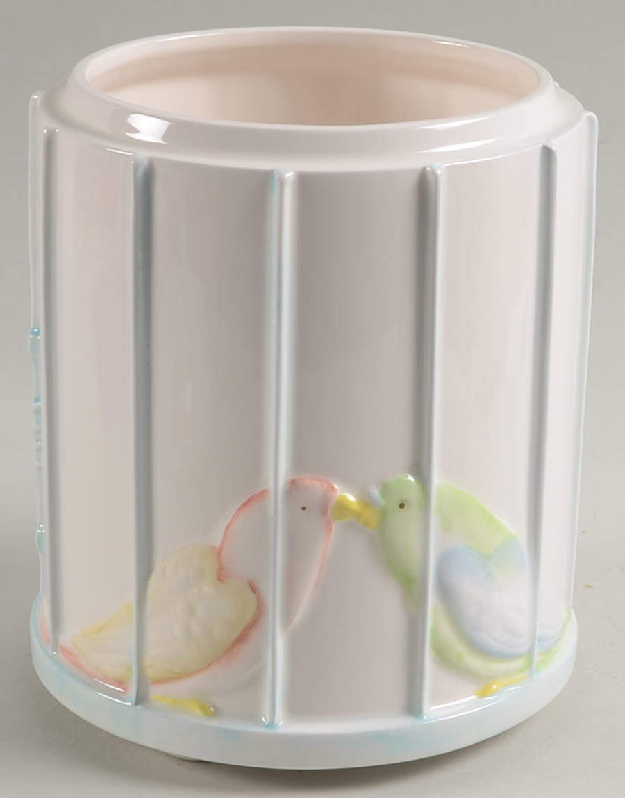 Lovebirds Large Canister No Lid by Fitz & Floyd-1