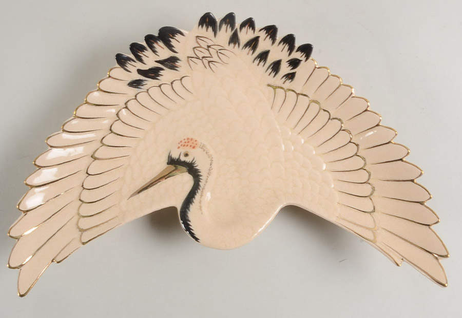 Tsuru Tan Small Ashtray by Fitz & Floyd-1