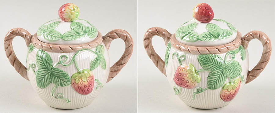 FIT279 Sugar Bowl & Lid by Fitz & Floyd-1