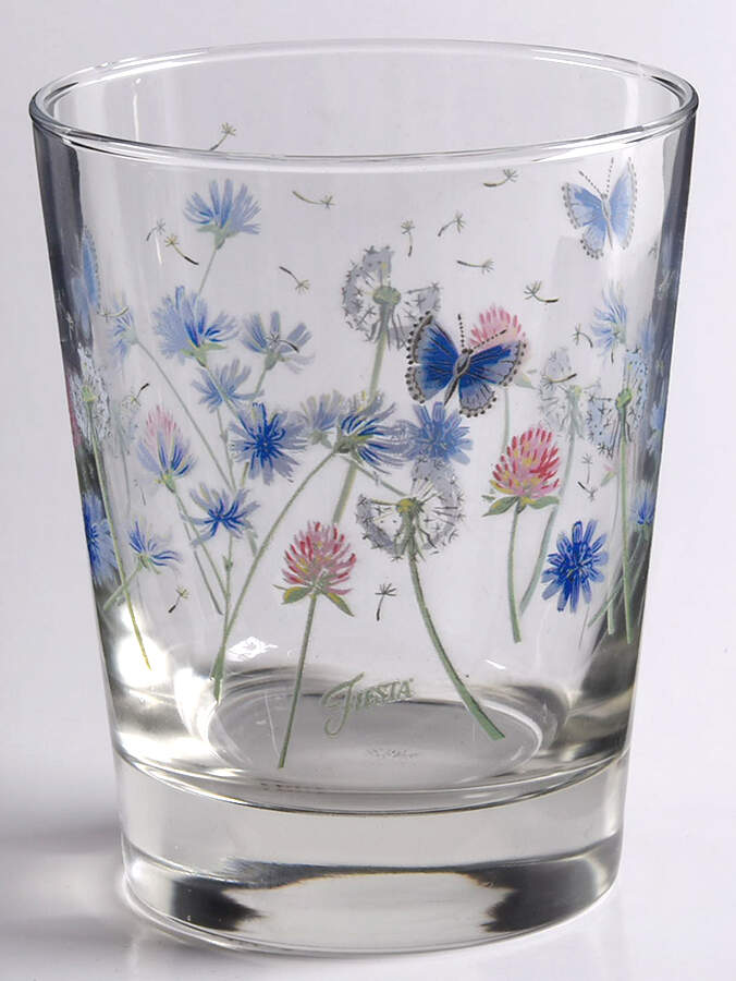 Fiesta Breezy Floral 15 Oz Glass Double Old Fashioned by Fiesta Tableware Company-1