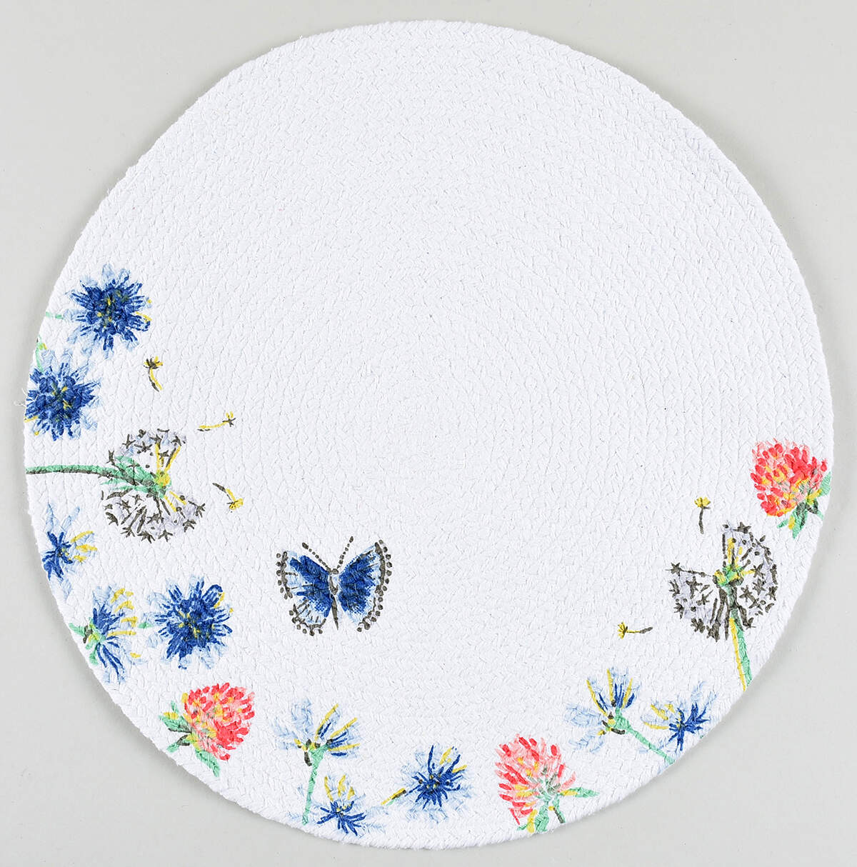 Fiesta Breezy Floral Round Cloth Placemat by Fiesta Tableware Company-1