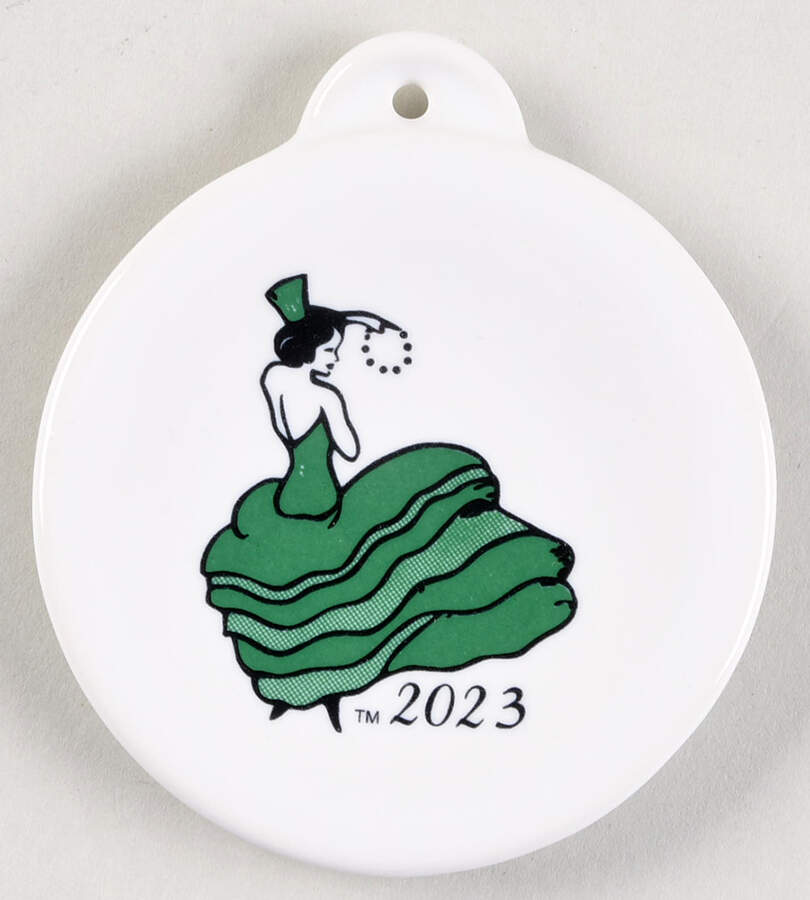 Fiesta Jade (Intro 2023) 2023 Annual Ornament by Fiesta Tableware Company-1