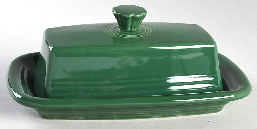 Fiesta Jade (Intro 2023) Extra Large 1/4 Lb Covered Butter by Fiesta Tableware Company-1
