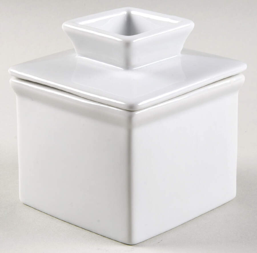 White Butter Box & Lid by Fox Run-1