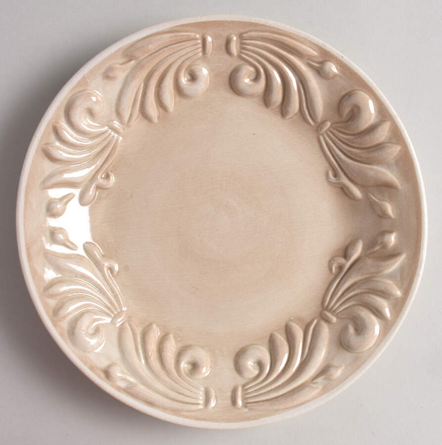 Tassel Tan Salad Plate by Fioriware-1