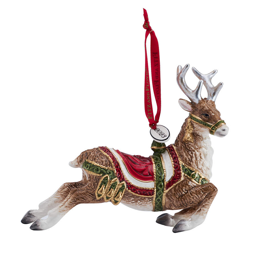 Telluride Santa-Red Ornament by Fitz and Floyd-1