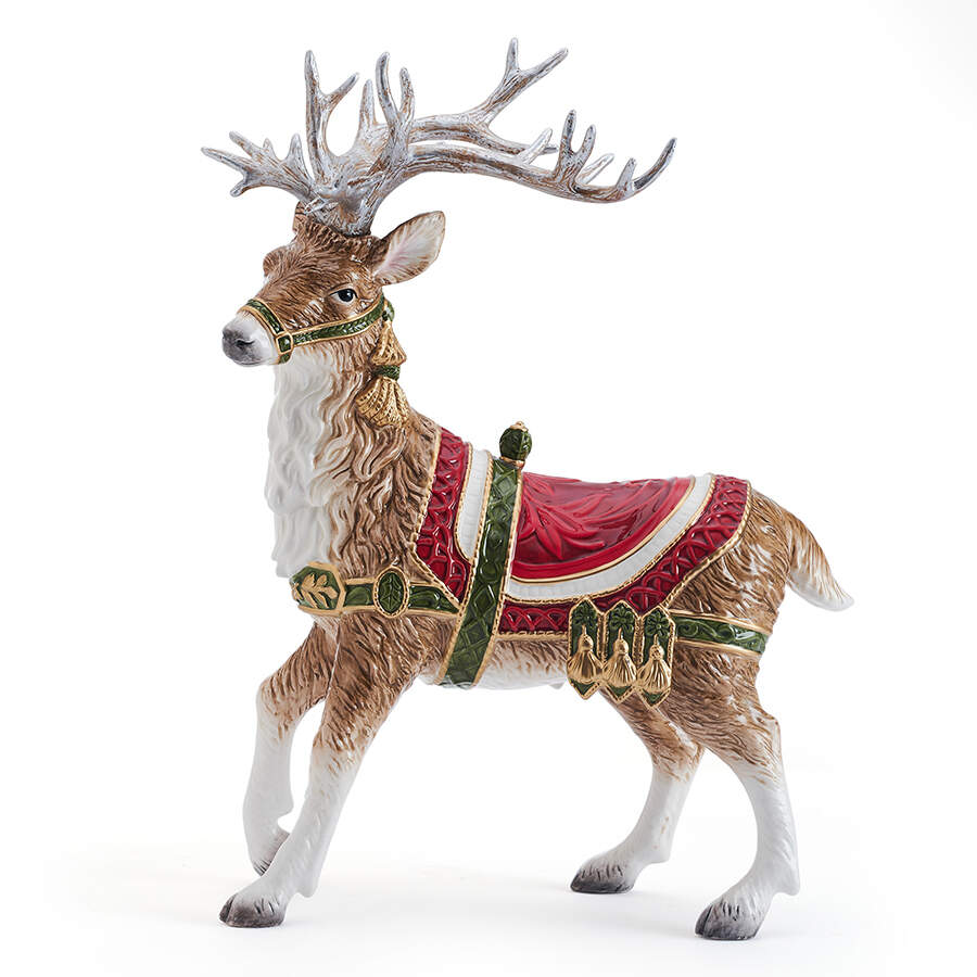 Telluride Santa-Red Figurine by Fitz and Floyd-1