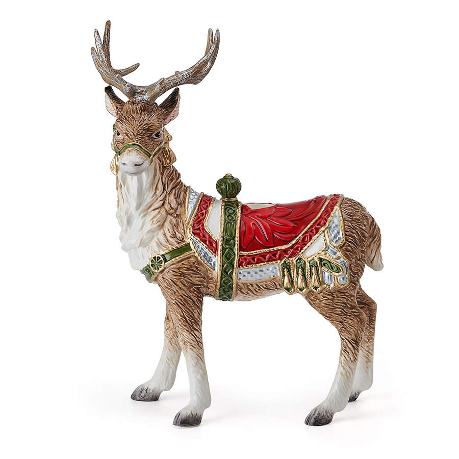Telluride Santa-Red Figural Candleholder by Fitz and Floyd-1