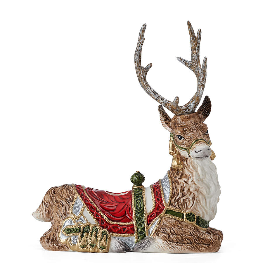 Telluride Santa-Red Figural Candleholder by Fitz and Floyd-1