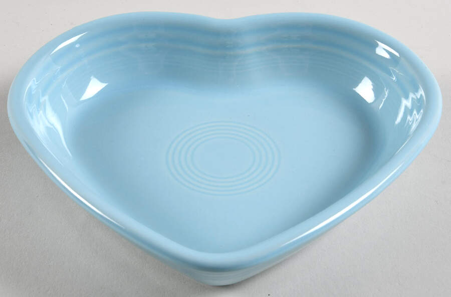 Fiesta Sky (Intro 2024) 7" Heart Shaped Bowl by Fiesta Tableware Company-1