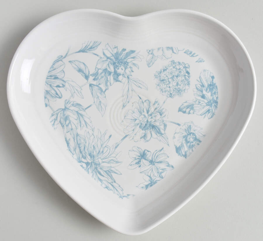 Fiesta Botanical Floral 9" Heart Plate by Fiesta Tableware Company-1