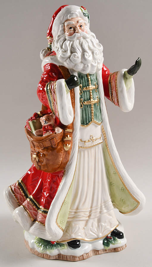 Figurines & Centerpieces Crimson Santa Figurine by Fitz & Floyd-1