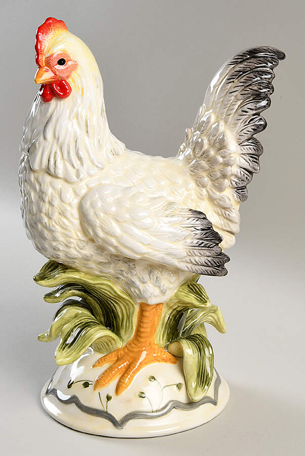 Figurines & Centerpieces Lantana Hen Figurine (For Lantana Hen & Rooster Set - HEROL) by Fitz & Floyd-1