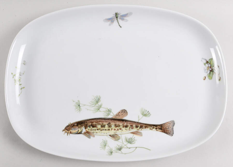 FR356 17" Oval Serving Platter by Franconia-Krautheim & Adelburg-1