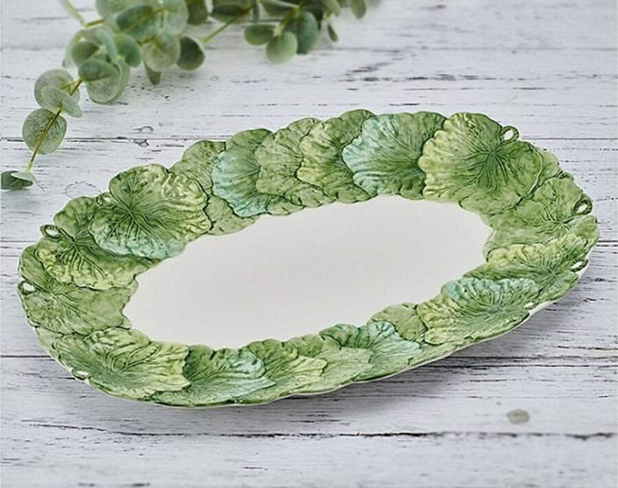 La Fleur 15" Oval Serving Platter by Fitz and Floyd-1