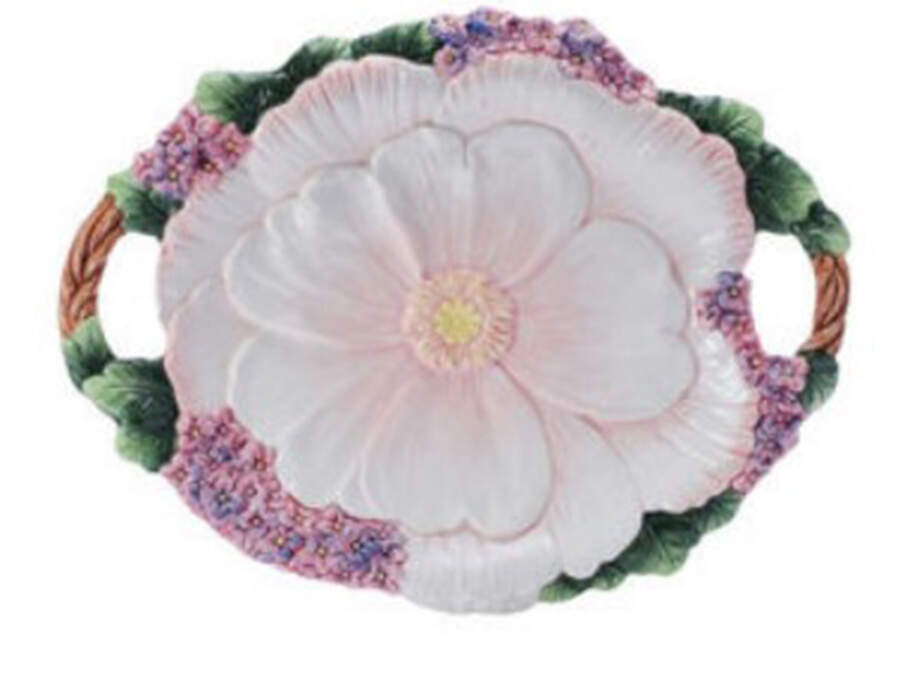 Jardin Handled Serving Tray by Fitz and Floyd-1