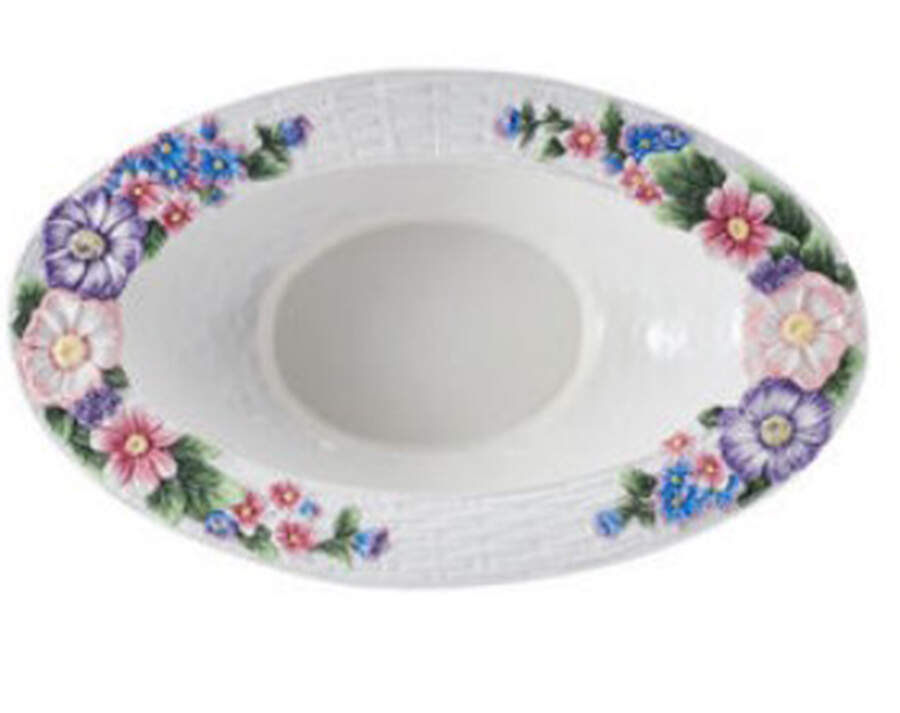 Jardin Oval Centerpiece by Fitz and Floyd-1