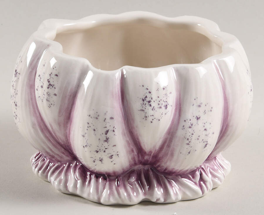 Sicily Green Garlic Keeper No Lid by Fitz & Floyd-1